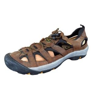 Nevados Oiled Harbor Men's Hiking Sandals Size 12 Brown Leather Outdoor